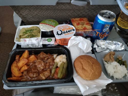 シンガポール航空機内食